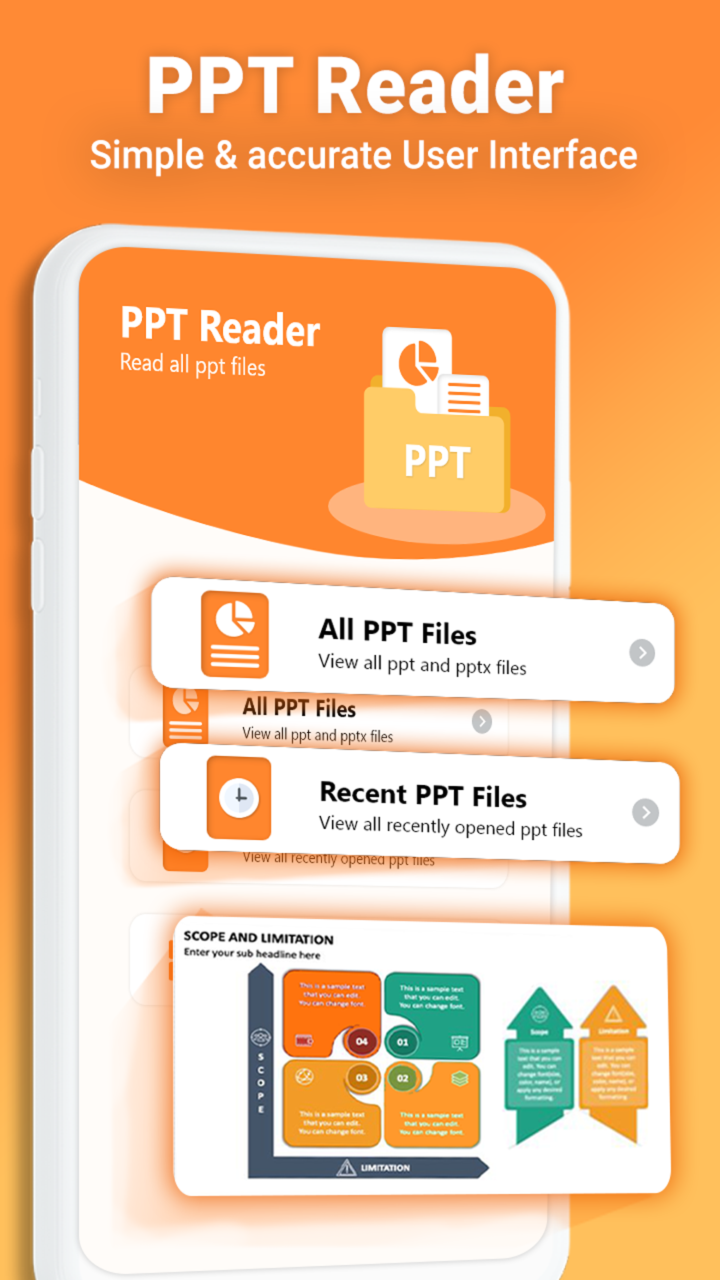 PPT Reader: View PPTX Slides для Android — Скачать