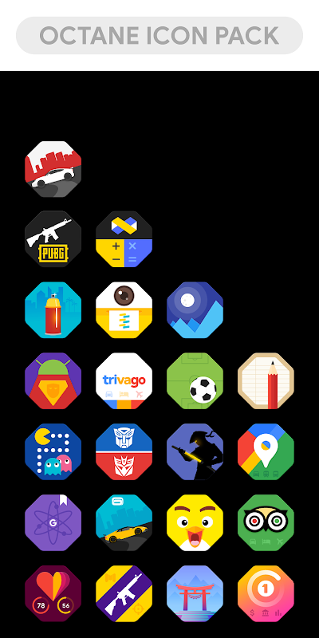 Octane - Free icon pack APK for Android - Download