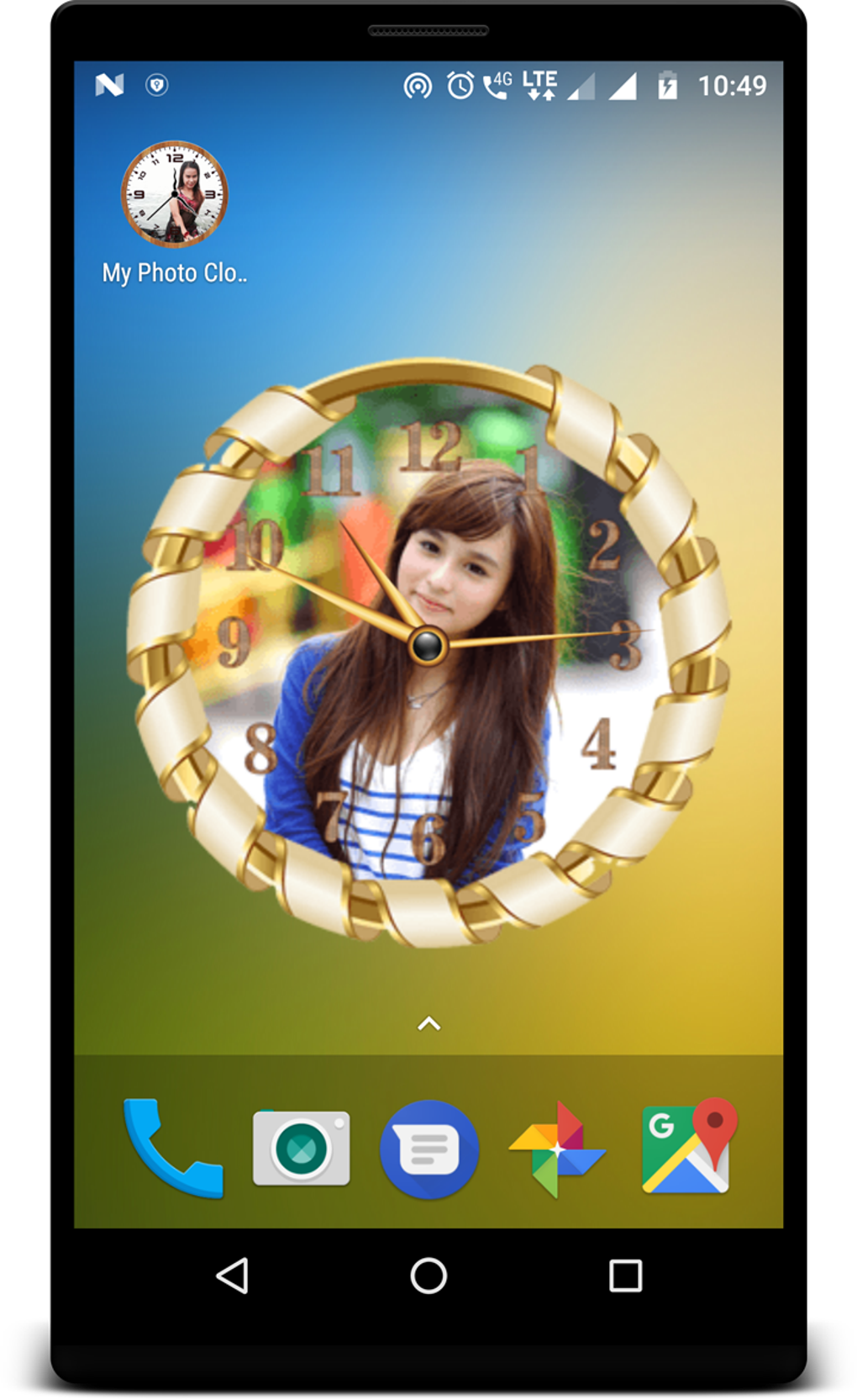 My Photo Clock Live Wallpaper Para Android Download
