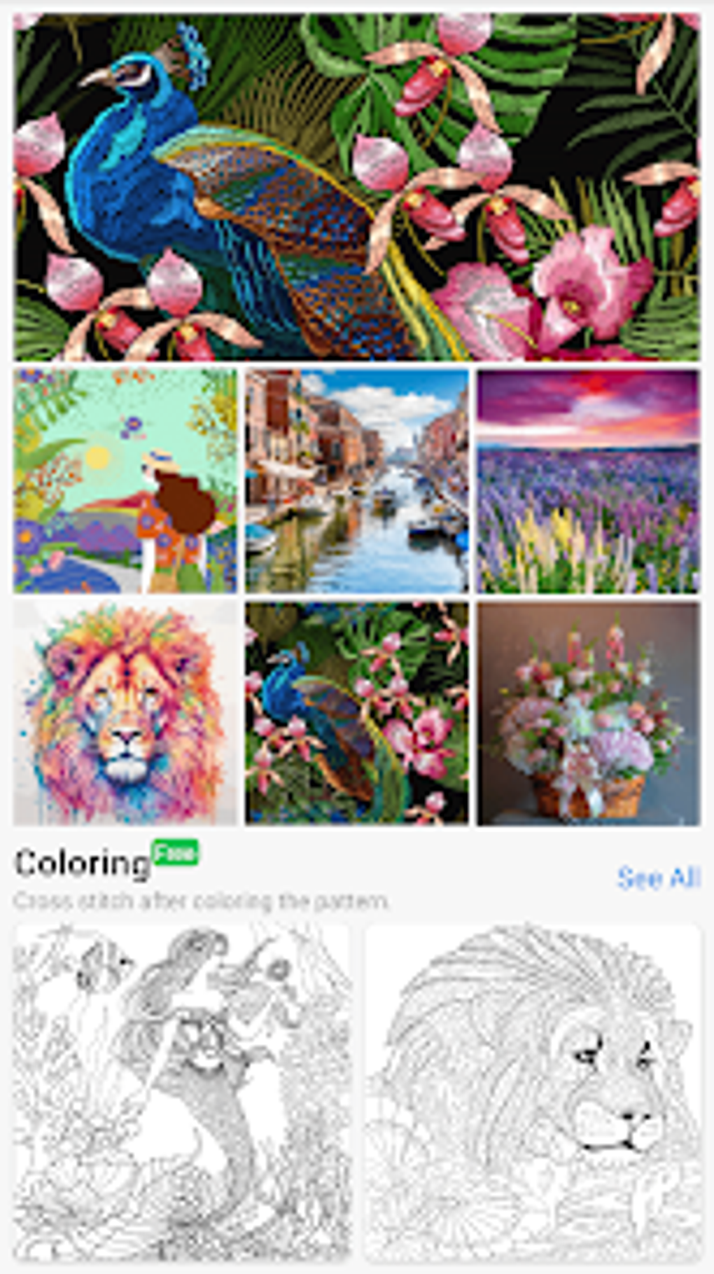 Cross Stitch Coloring Book para - Cross Stitch Coloring Book G3a Screenshot 