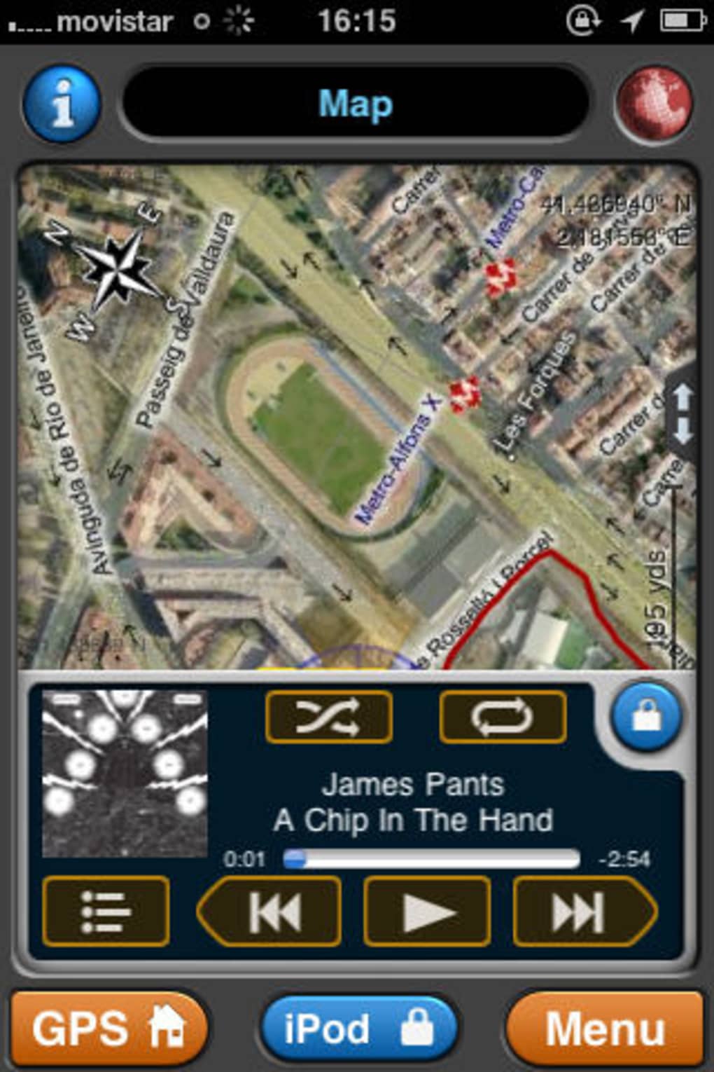 Taktil sans logo gave MotionX GPS for iPhone - Download