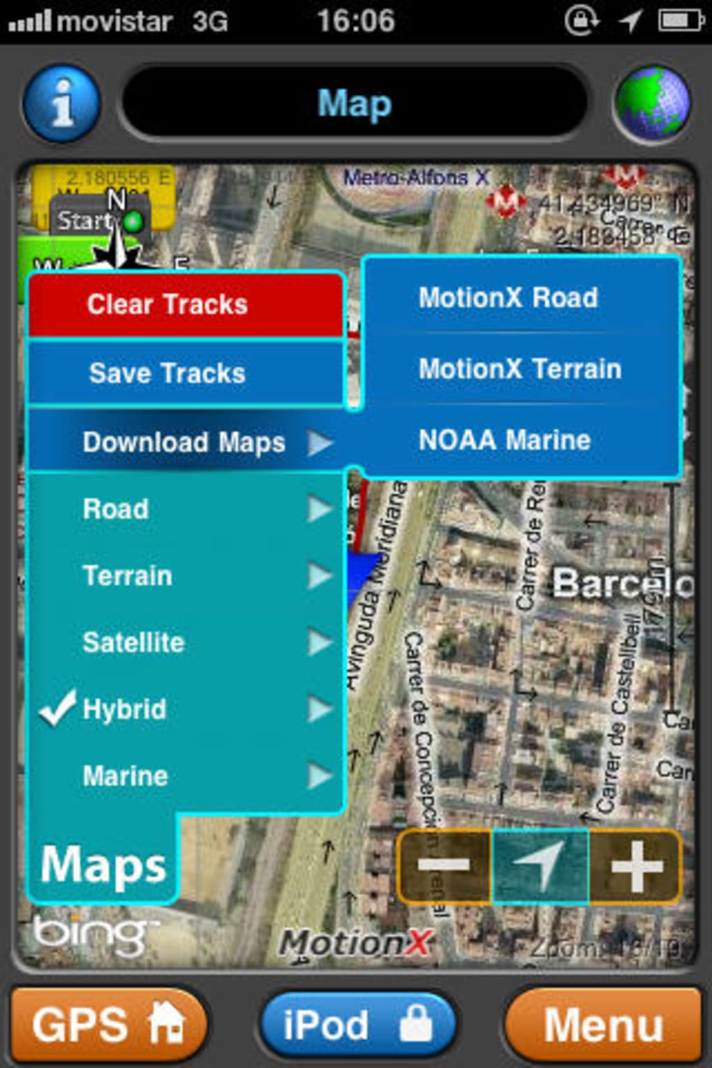 Taktil sans logo gave MotionX GPS for iPhone - Download