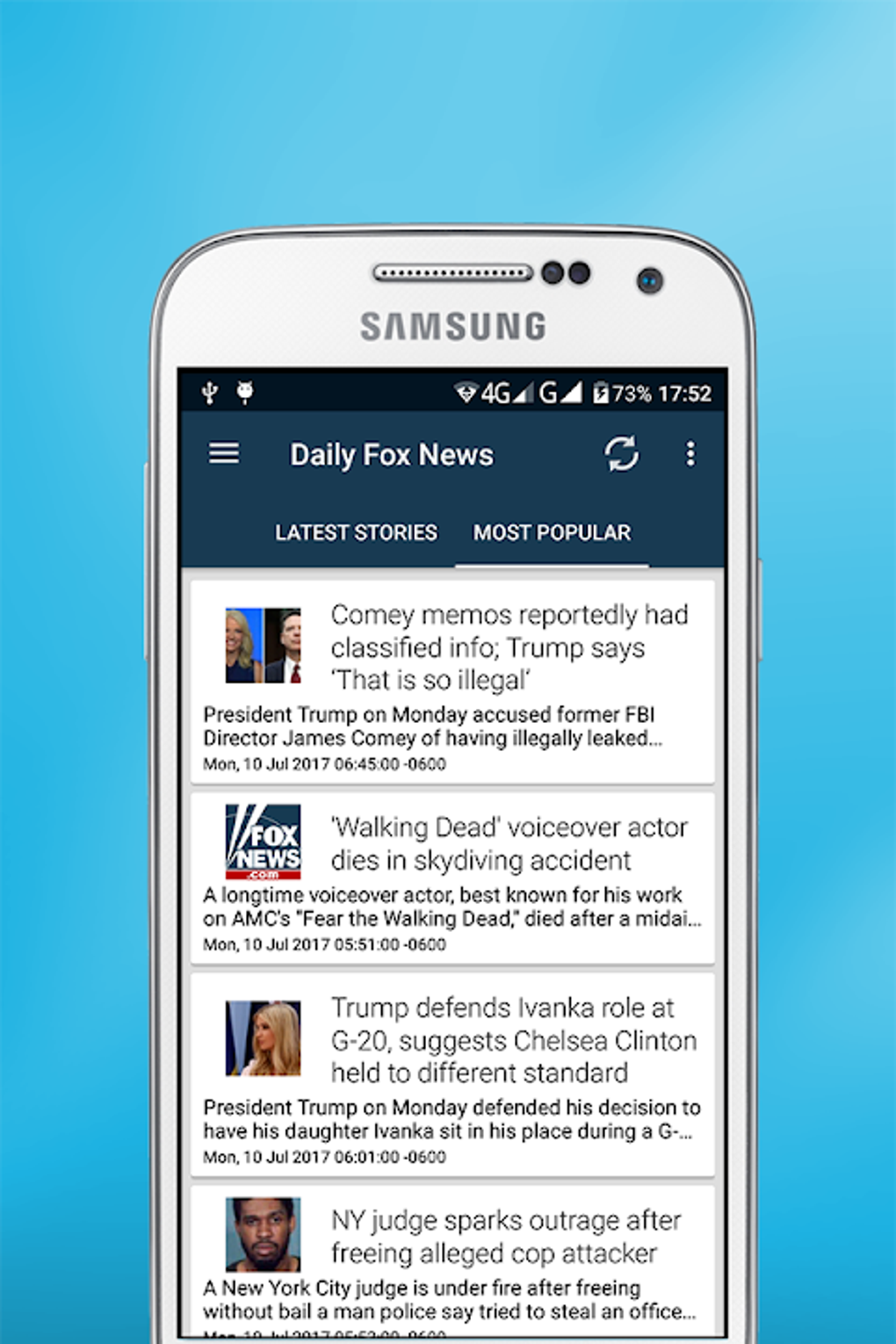 Daily News for Fox News APK для Android — Скачать