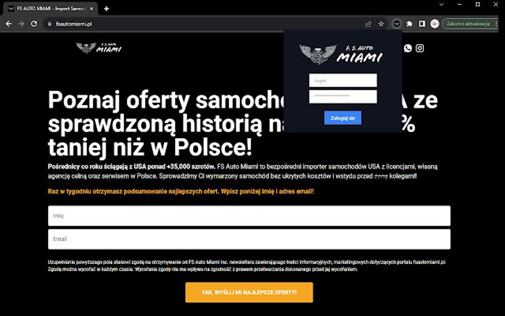 FS AUTO MIAMI for Google Chrome - Extension Download