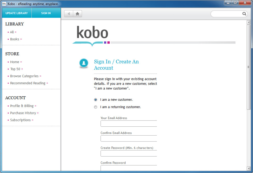 kobo app for blackberry