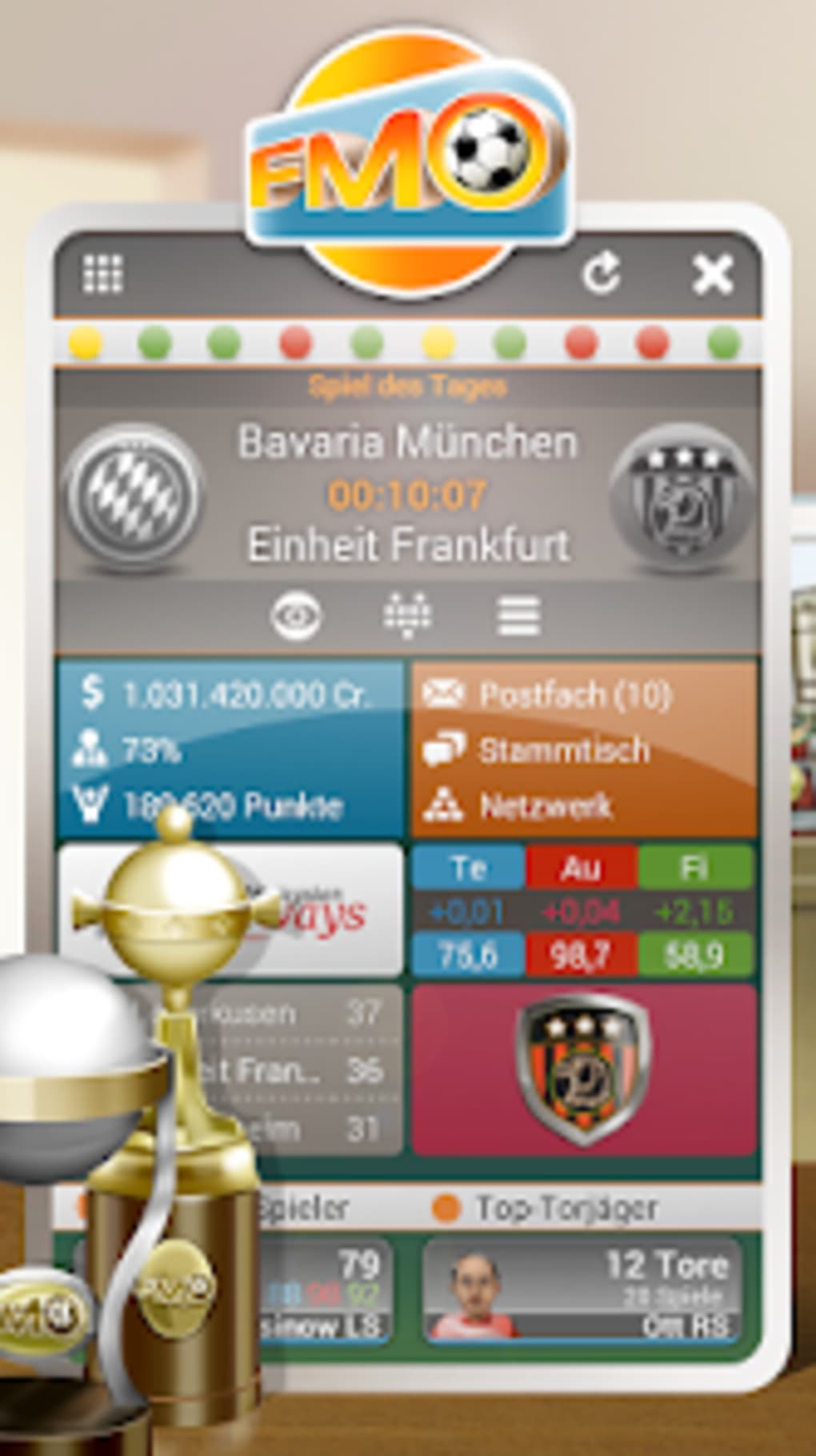 FMO Fussball Manager for Android
