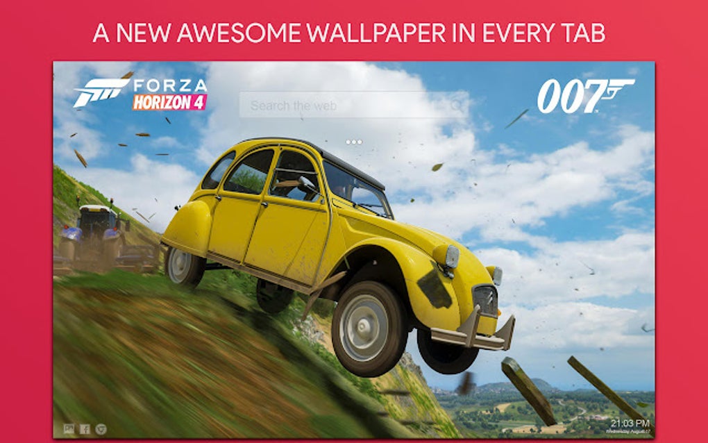 Forza Horizon 4 Wallpaper Hd Custom New Tab For Google Chrome - 拡張機能 無料 