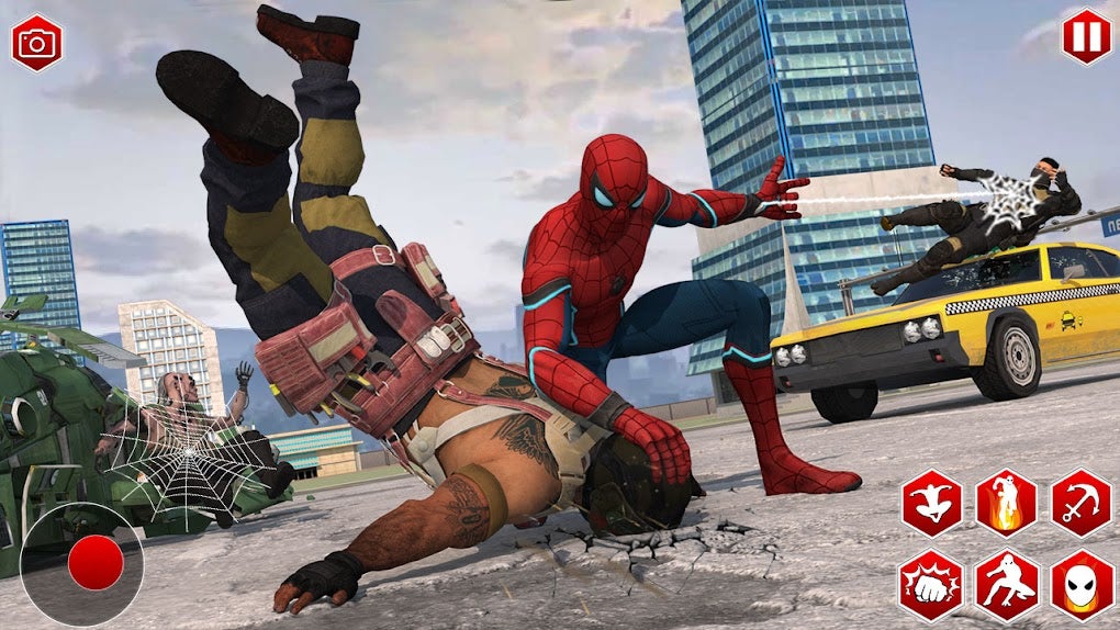 Aranha Corda Herói Jogos 3D, Vice Cidade Gângsteres Super heroi