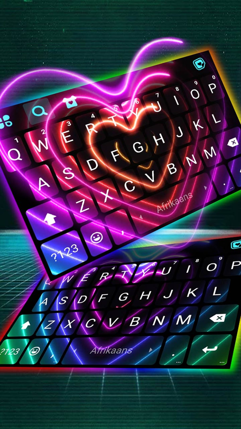 Love LED Neon Keyboard Background APK для Android — Скачать