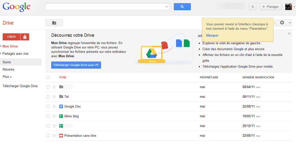 open google drive