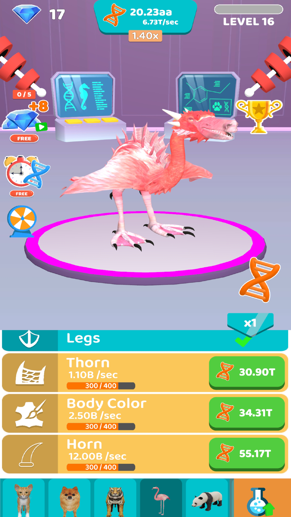 Idle Animal Evolution for iPhone - Download