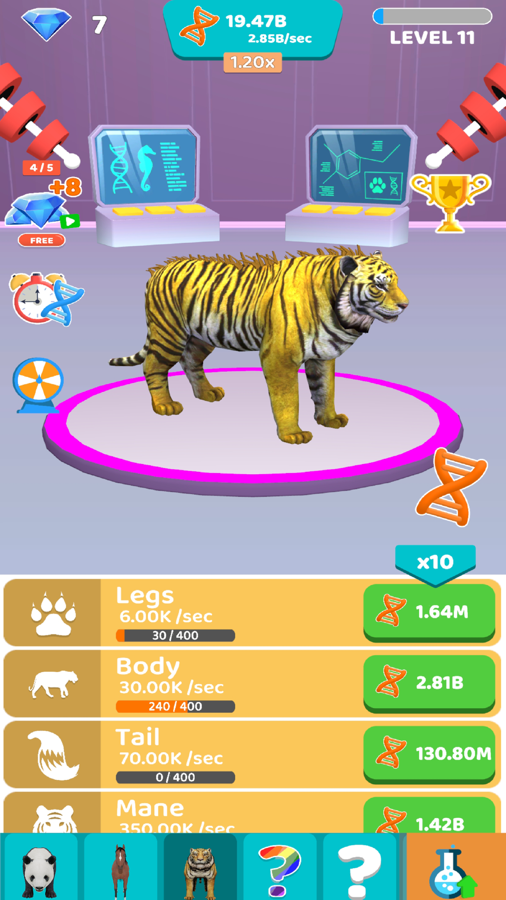 Idle Animal Evolution for iPhone - Download