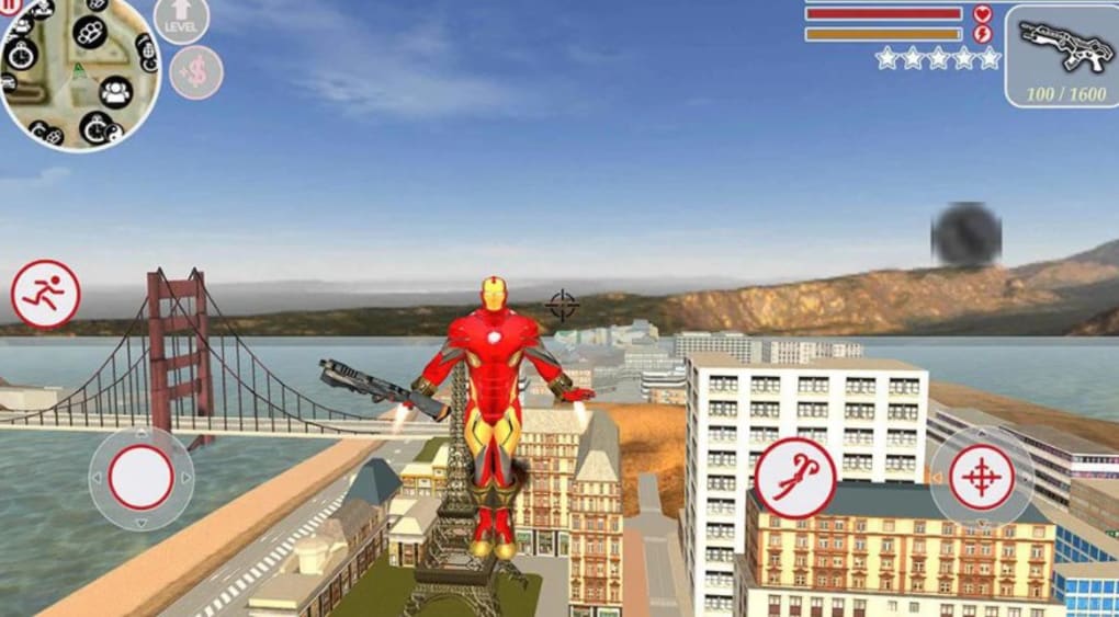 Iron Rope Hero War Superhero Crime City Games Apk для Android — Скачать 9232