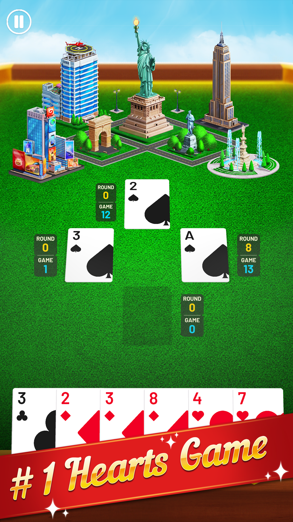 Hearts World Tour: Card Games для iPhone — Скачать