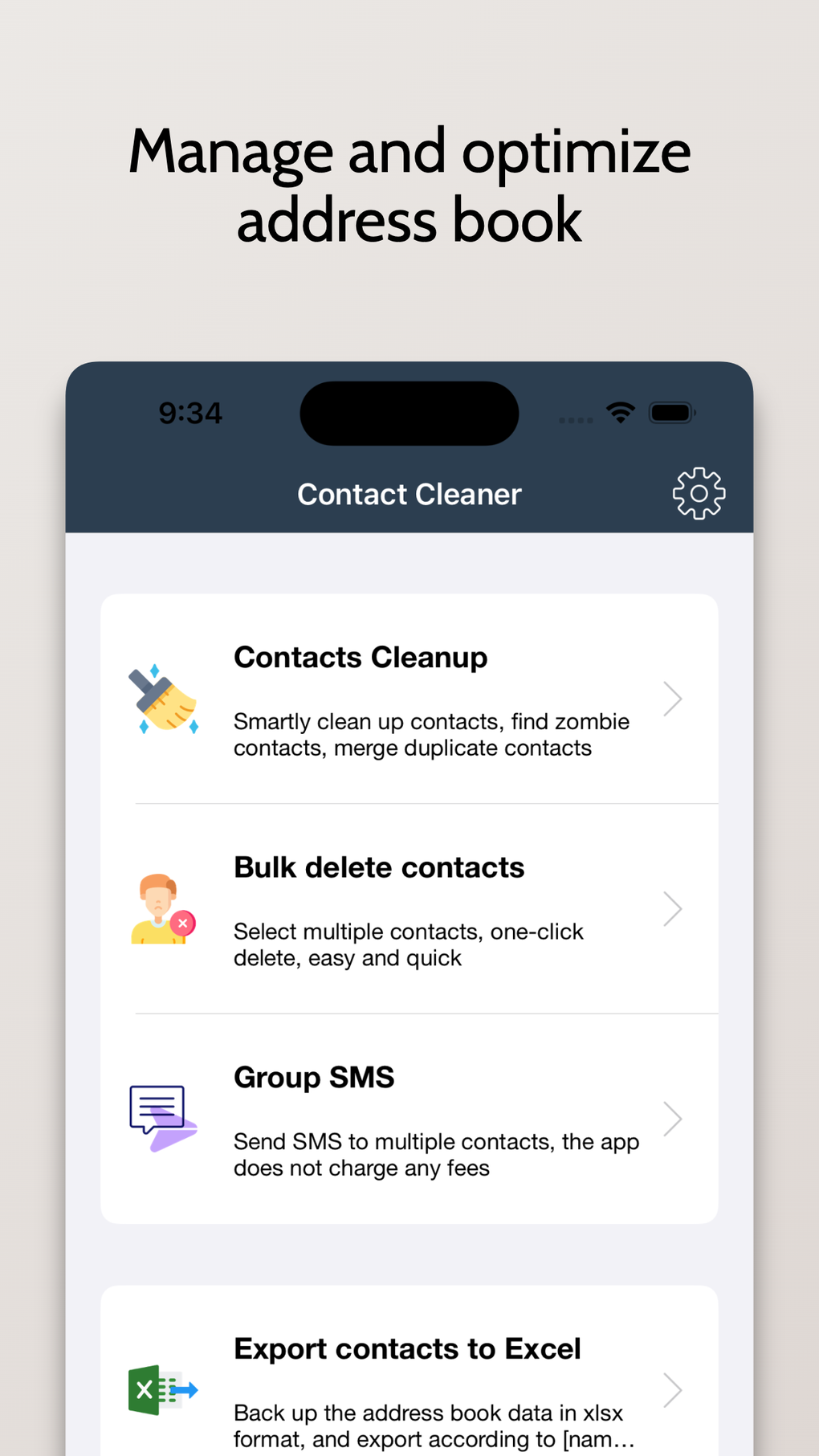 Contacts Manager-Fast для iPhone — Скачать