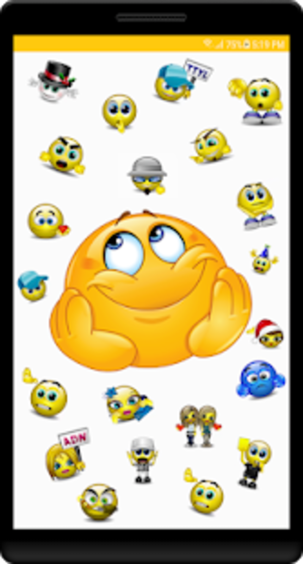 Talking Smileys Animated Sound Emoji Apk لنظام Android تنزيل