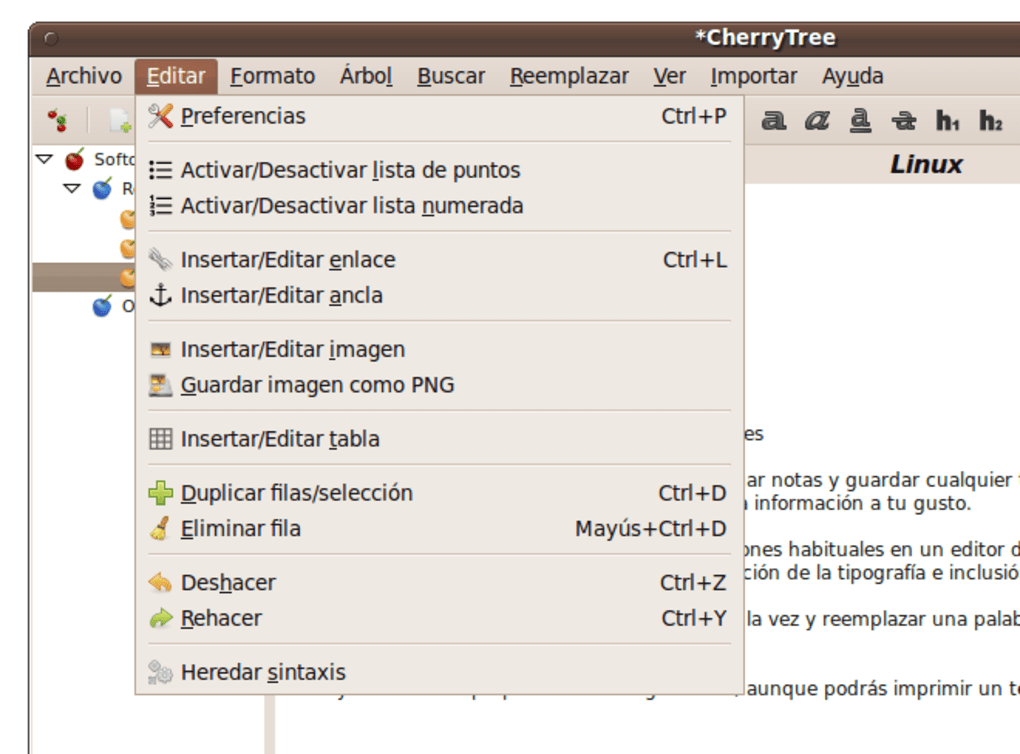 CherryTree 1.0.0.0 free instals