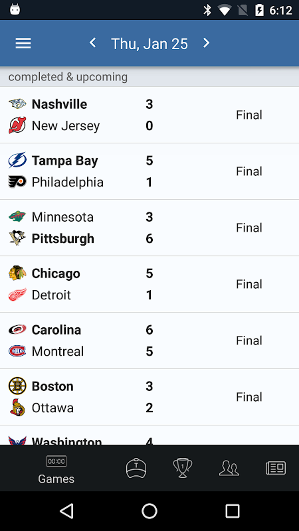 Sports Alerts - NHL edition APK для Android — Скачать