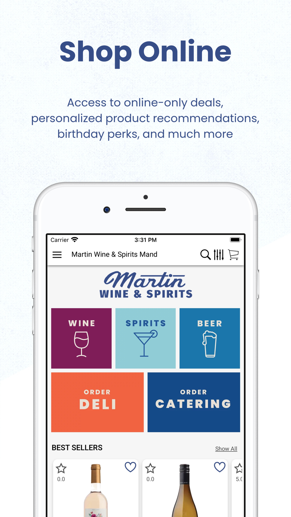 Martin Wine Spirits для iPhone — Скачать