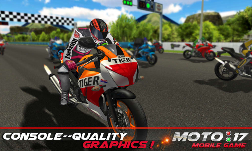 Moto esportiva de corrida de moto 3D versão móvel andróide iOS apk