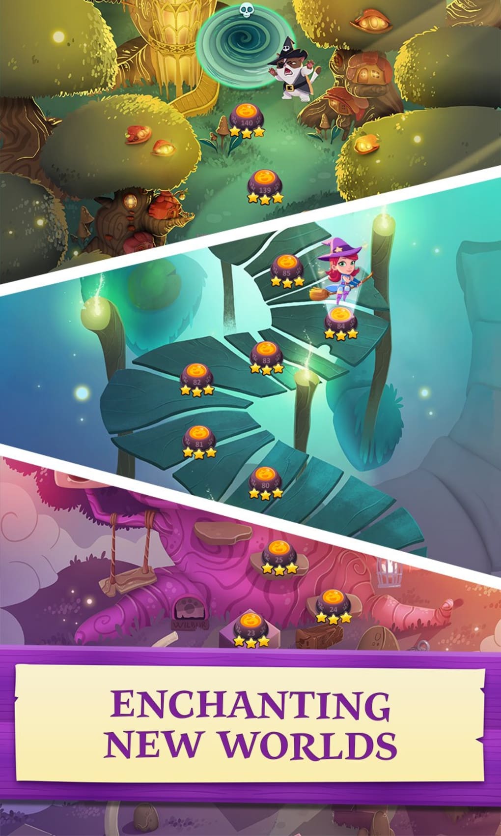 Bubble Witch 3 Saga download the last version for apple