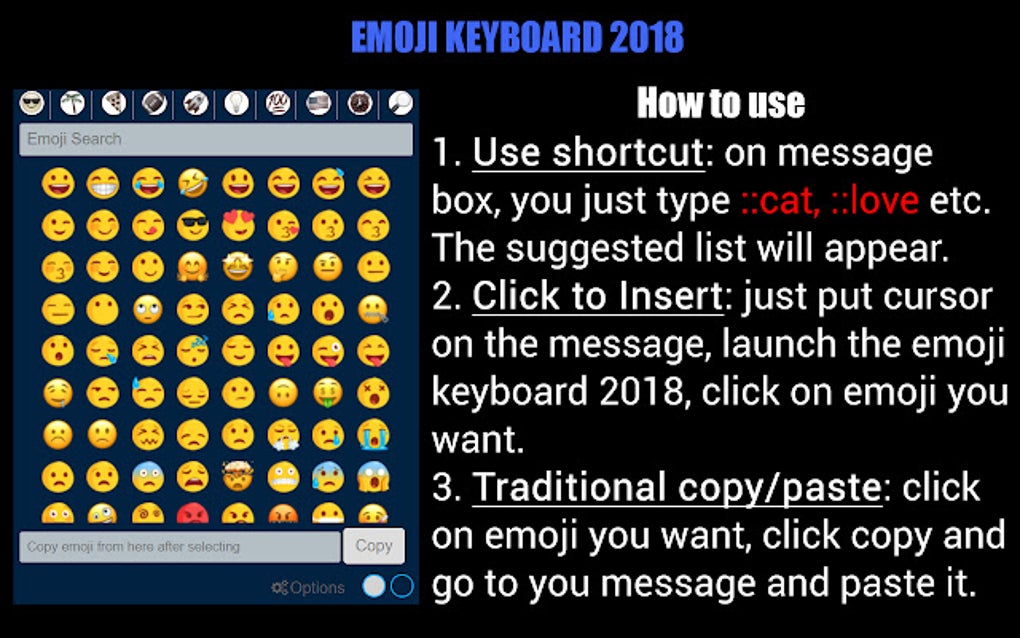 Emojis - Emoji Keyboard cho Google Chrome - Tiện ích mở rộng Tải về