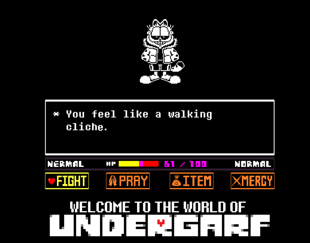 Undertale Fangame - All Sansfield Phase 2 Attacks - Bad Monday Simulat