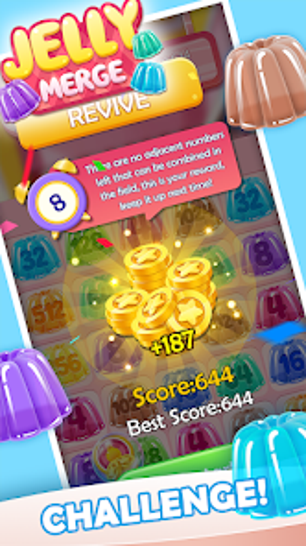 Jelly merge 2048 per android download