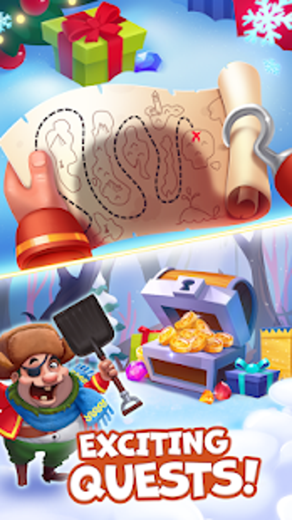 Pirate Treasures - Gems Puzzle APK для Android — Скачать