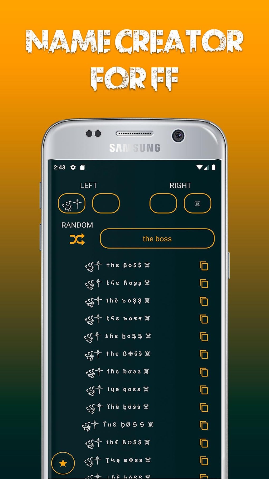 ff Stylish Name Maker APK for Android Download