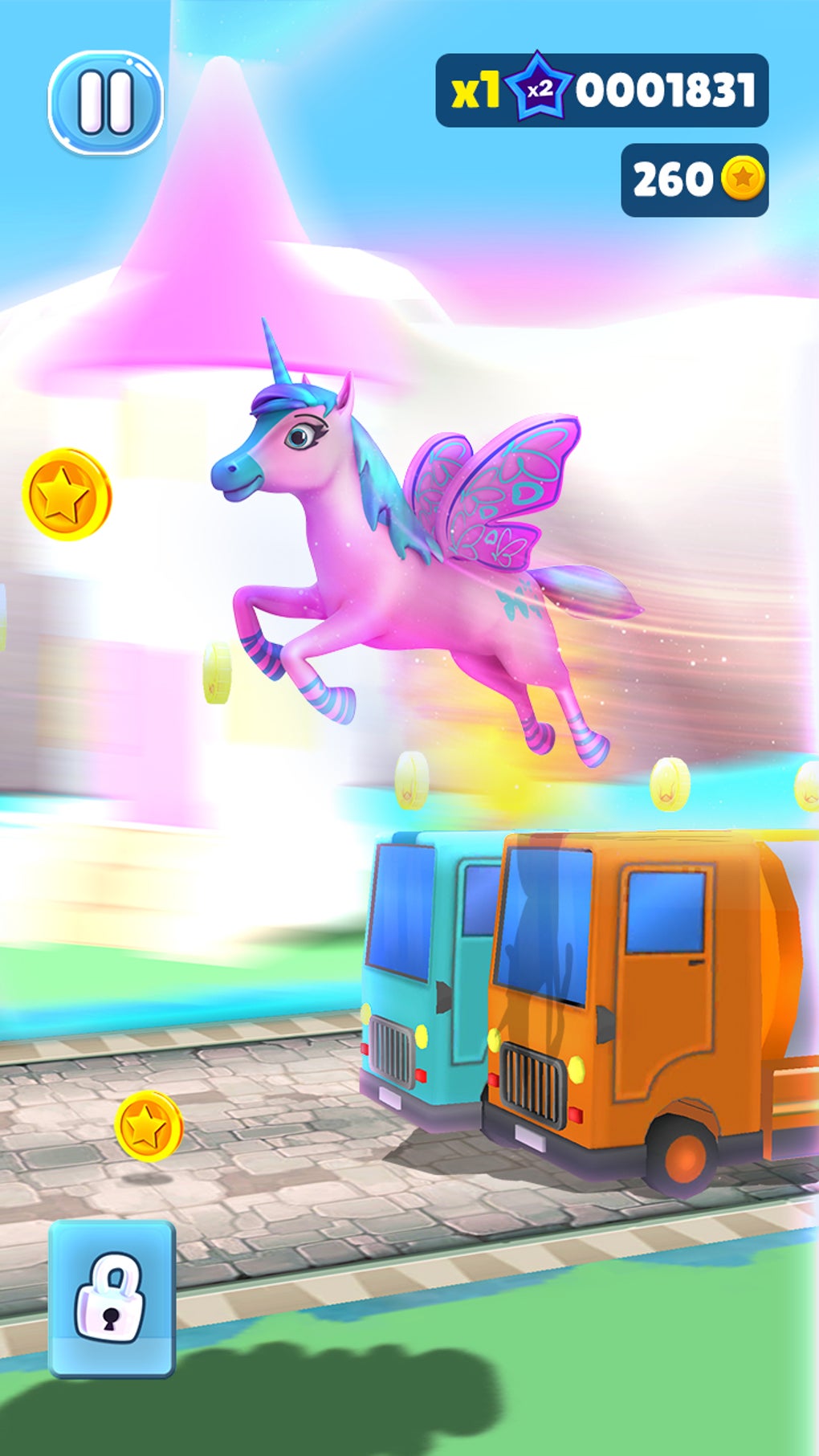 UNICORN RUN 3D jogo online gratuito em