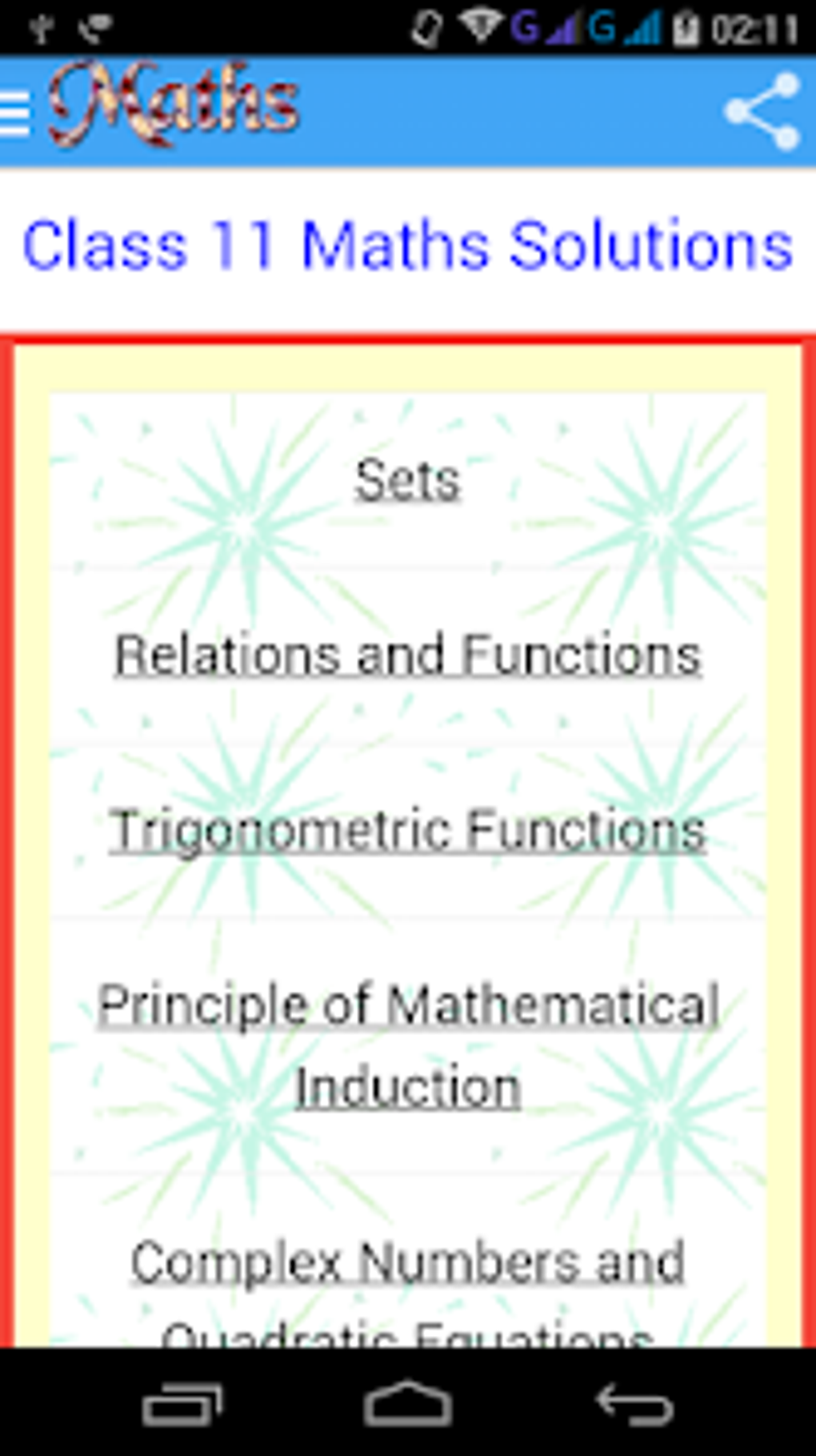 class 11 maths solutions 3.3