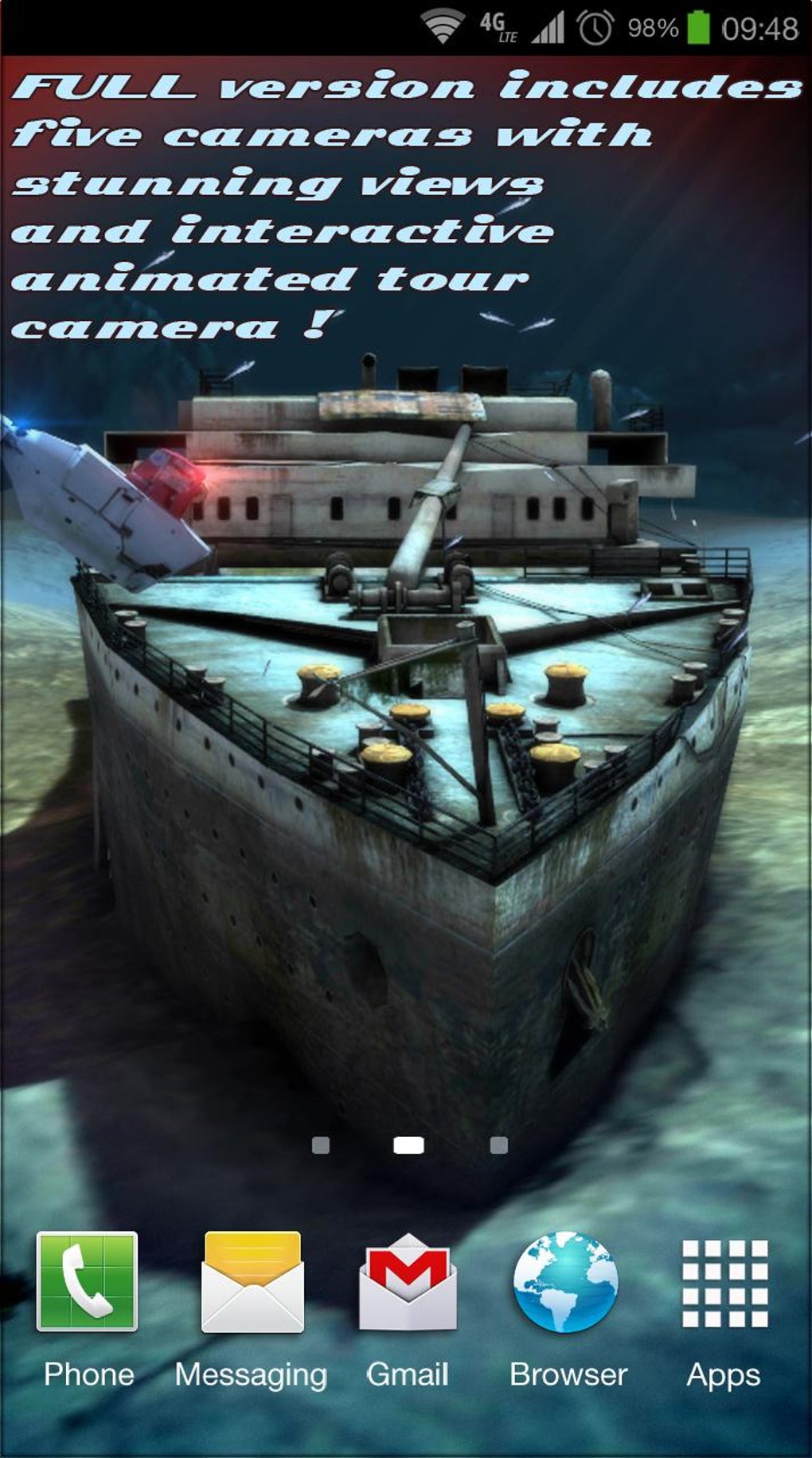 Titanic 3D Free live wallpaper APK для Android — Скачать