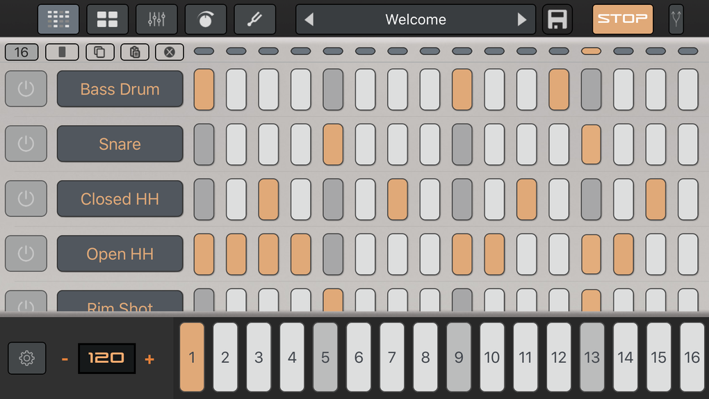 LE04 AR-909 Drum Machine para iPhone - Download