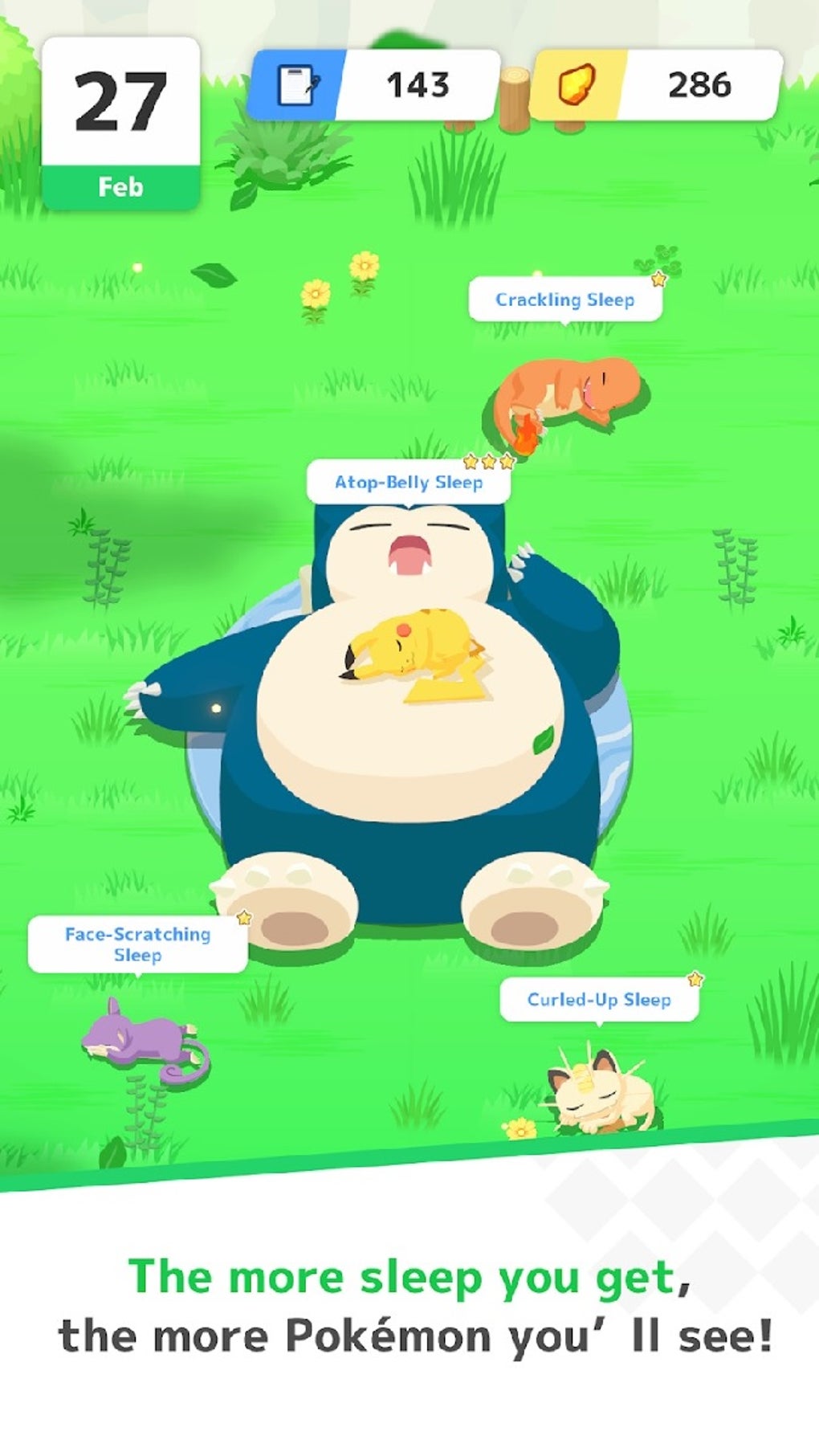 Pokémon Sleep для Android — Скачать