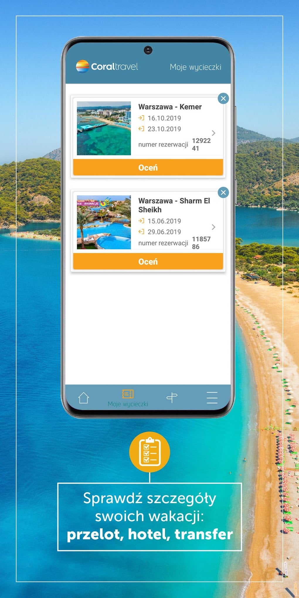 Coral Travel oficjalna aplikacja для Android — Скачать