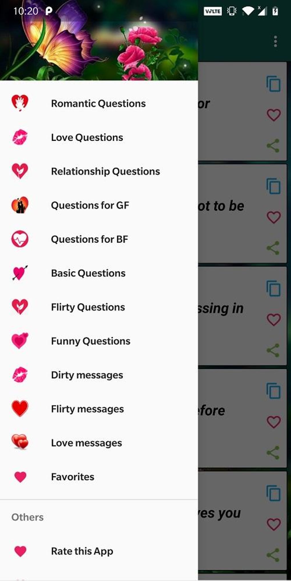 Romantic Questions to ask your love for Android - Download