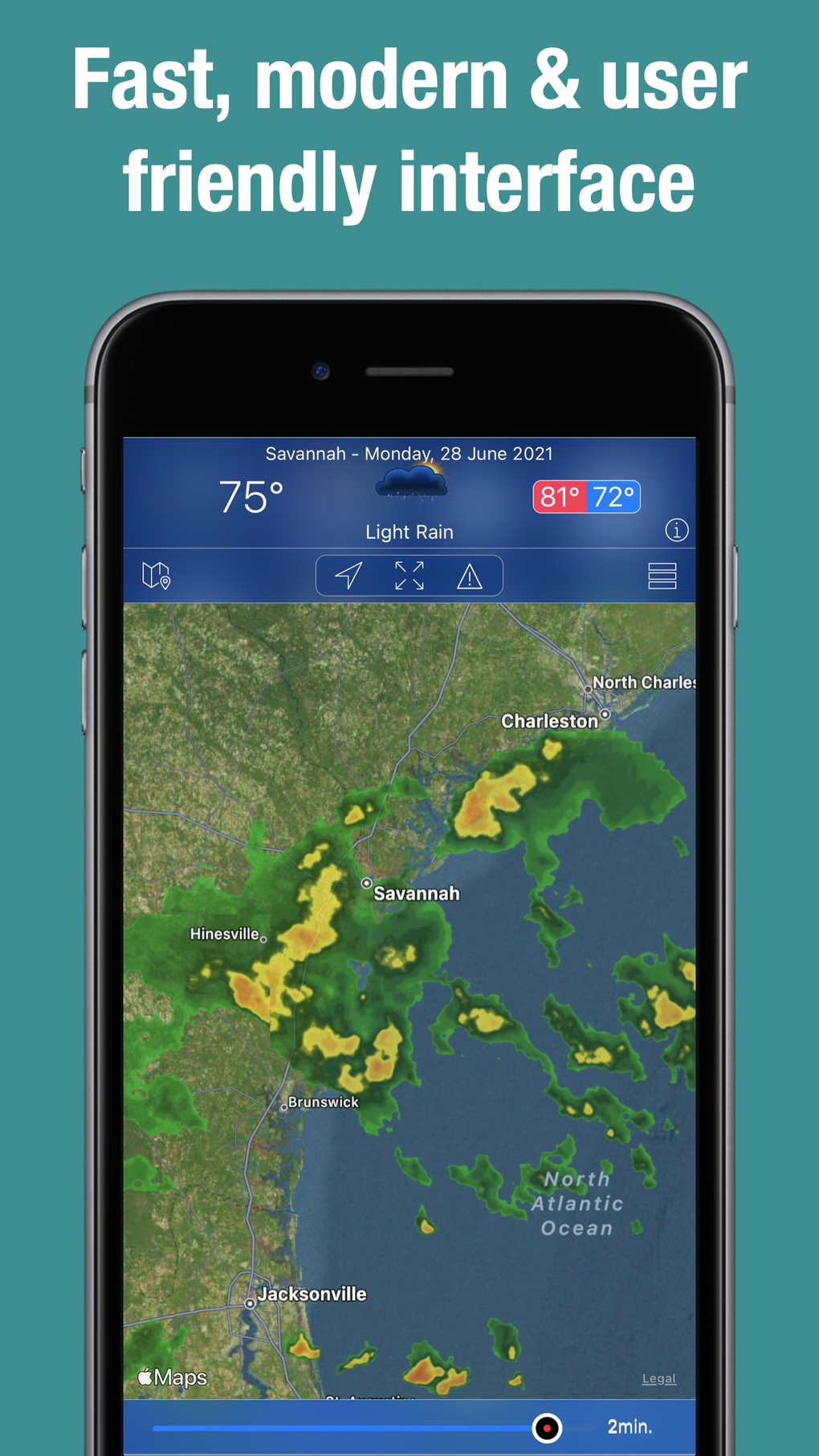 Doppler Radar Map Live Para IPhone Download