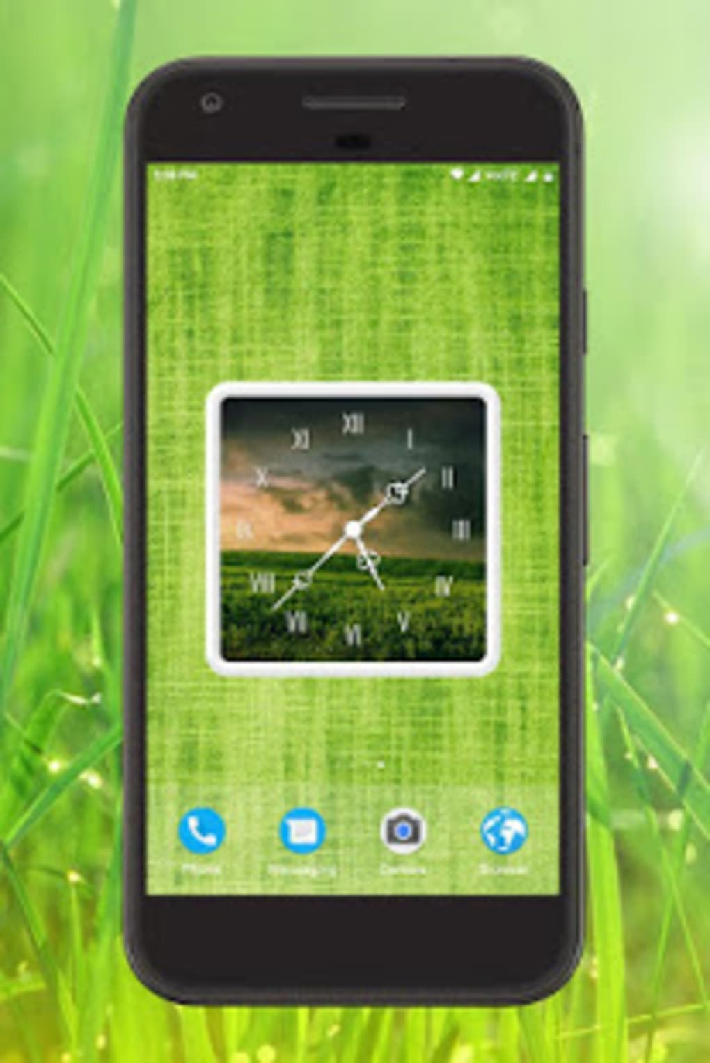Grass Clock Live Wallpaper APK for Android - Download