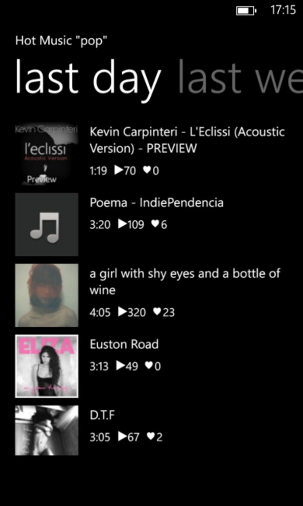 Music App For Windows Phone