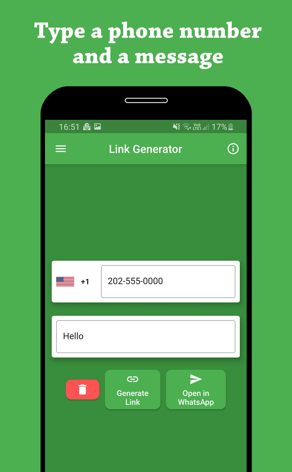Android Link Generator For Whats 