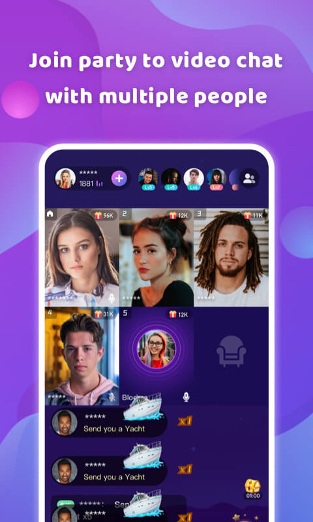 SeeMi Online Video Chat Party Rooms для Android — Скачать