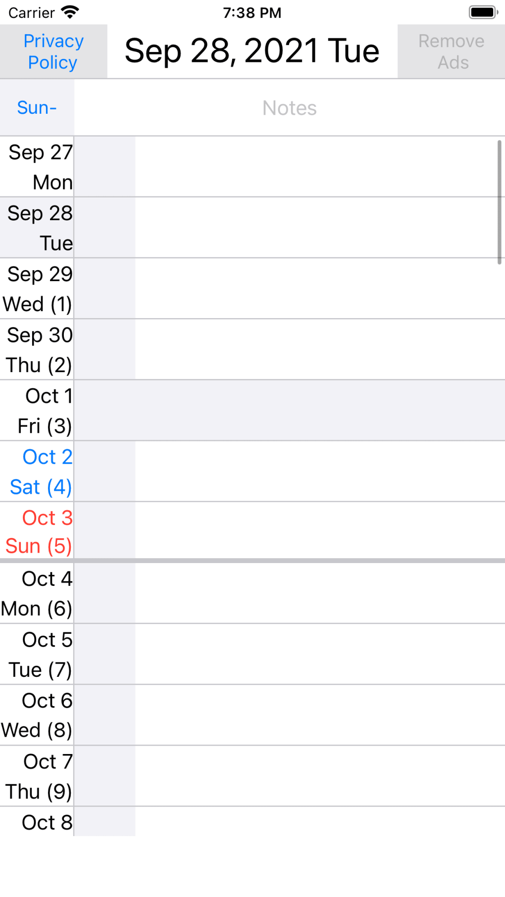 Schedule Planner Calendar para iPhone Download