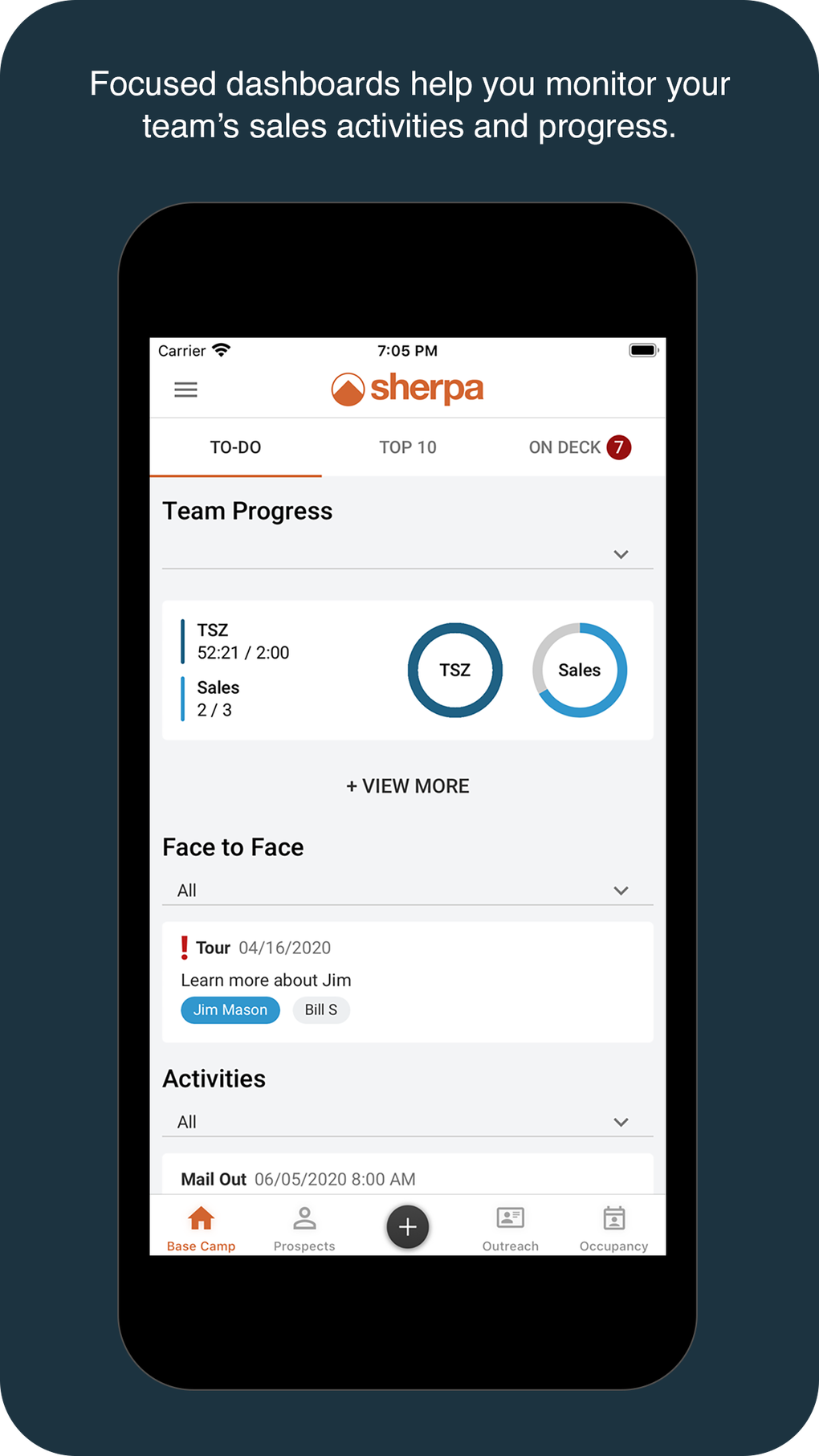 Sherpa CRM IPhone Sherpa CRM IPhone