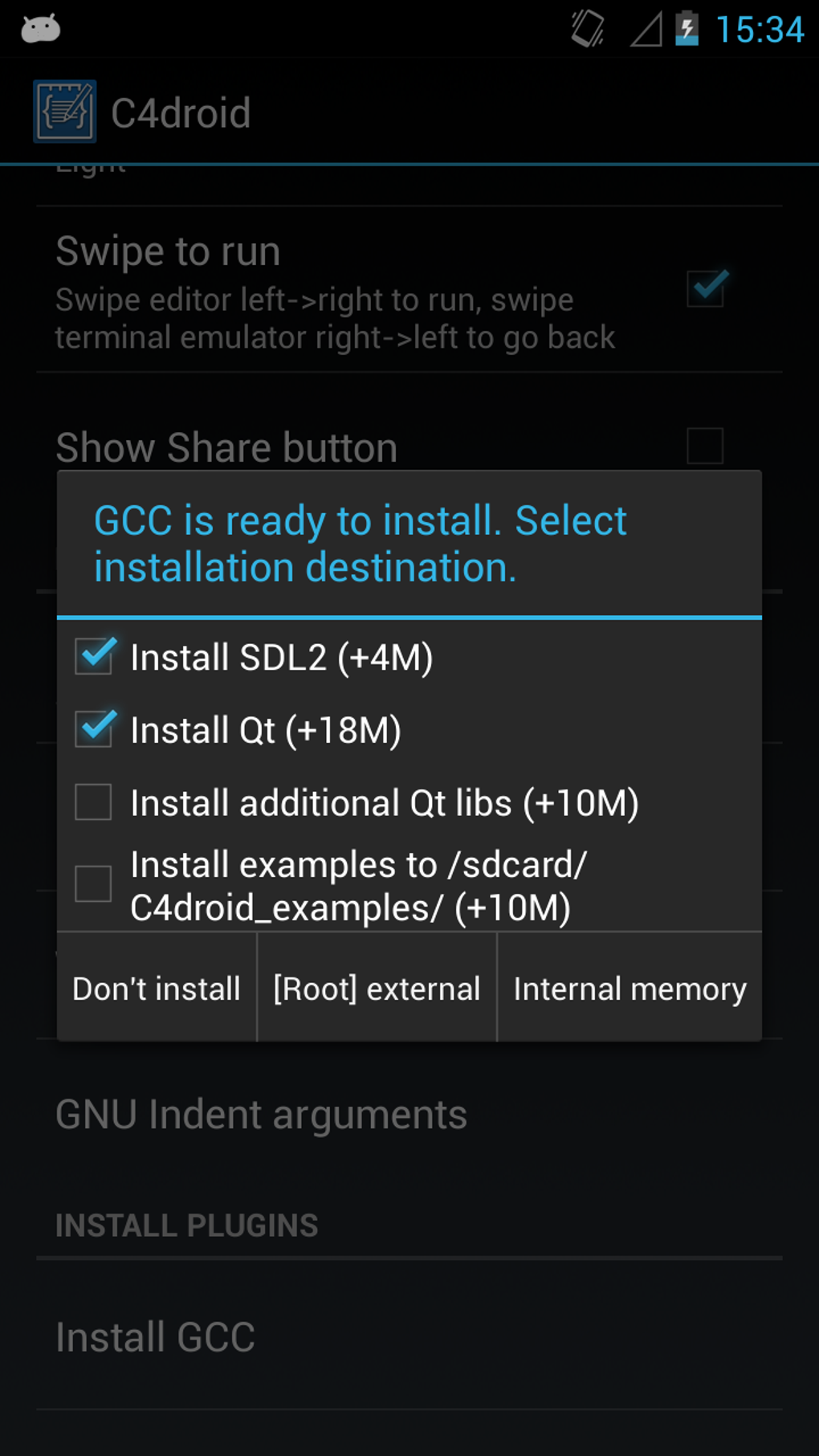 Android GCC Plugin For C4droid APK 