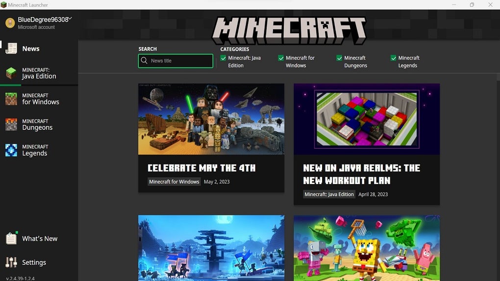 Minecraft online launcher