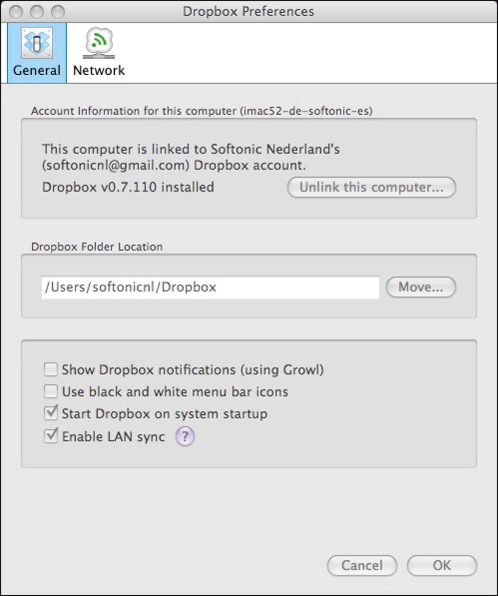 dropbox download for mac laptop