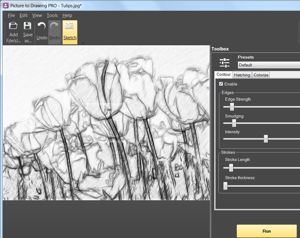 convert photo to drawing software