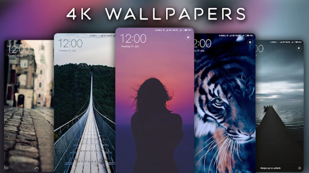 4K Wallpapers - Auto Wallpaper Changer voor Android - Download