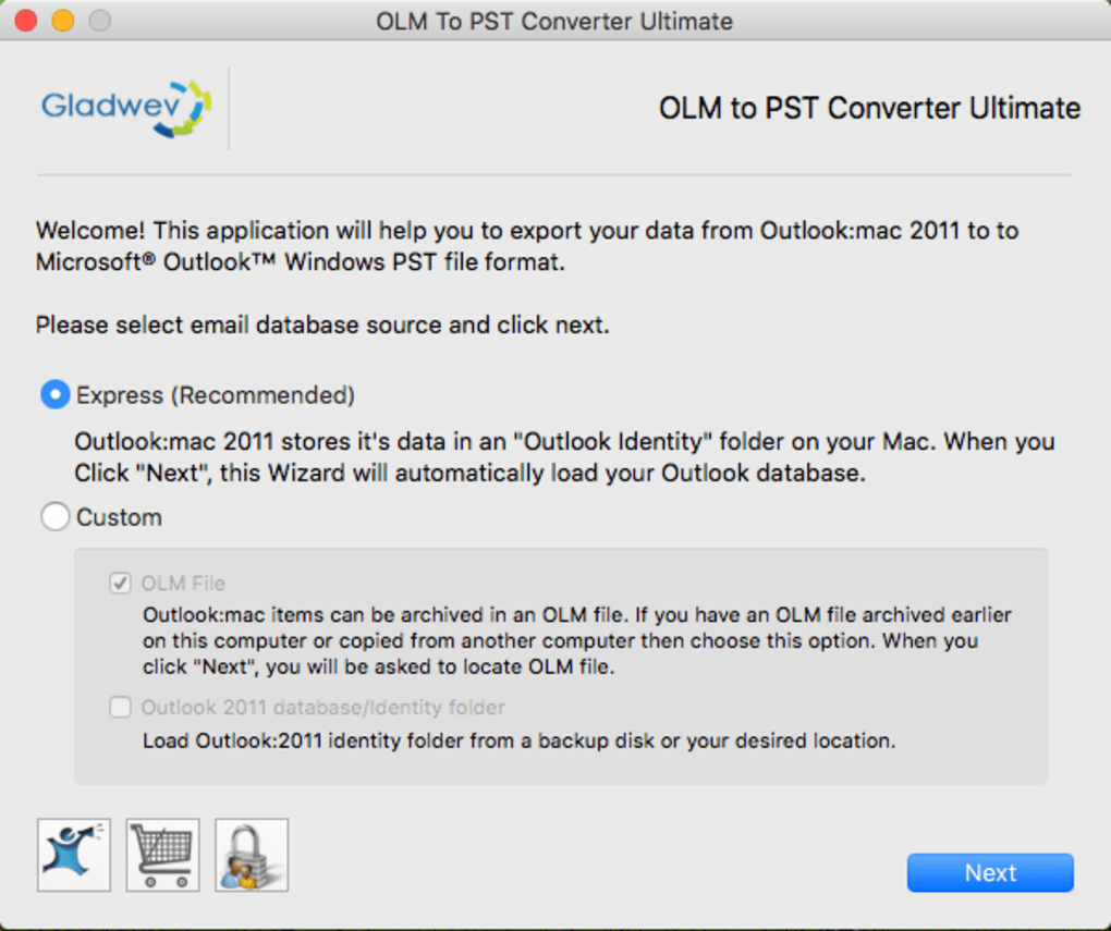 pst to olm converter free
